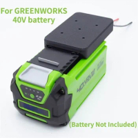 Battery DIY Adapter For GREENWORKS 40V Li-Ion Battery Output Connector Converter (Battery Not Included)