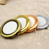 Party Gifts Compact Cosmetic Mirror Compact Mirror Gold Bronze,Silver 200 pcs/Lot SN4077