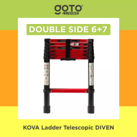 Goto Living Kova Diven Tangga Lipat Aluminium Teleskopik Ladder Telescopic Double