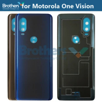 Battery Housing for Motorola One Vision OneVision Back Cover Battery Door XT1970 XT1970-1 Rear Case Housing Phone Parts New TOP