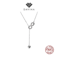 DAVINA Ladies Lucy Necklace Sterling Silver 925 - Kalung Wanita Perak S925 Infinity