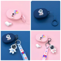 For Xiaomi Mi True Wireless Earbuds Basic 2S case Cartoon Silicone Headphone Protect cover with Pendant Accessories box