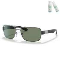 【RayBan 雷朋】RB3522 004/71 64mm 太陽眼鏡(大臉款 太陽眼鏡 墨鏡 抗紫外線 原廠公司貨)