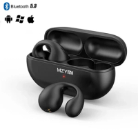 MZYMI Earcuffs Wireless Bluetooth Earphones Waterproof Sport Earbuds Headset With Mic Ear Hook Headphones Sound TWS Headset