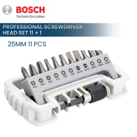 Bosch 11Pcs Professional Screwdriver Bits Set with 1 Extension Rod Quick Change Drill Bit Sets