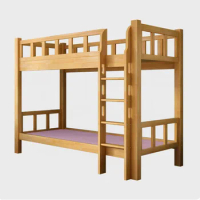 Cost effective solid wood bunk bed certified bunk bed