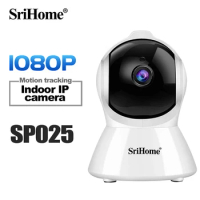 Srihome 2MP WiFi Camera Smart Home Indoor Wireless IP Surveillance Camera AI Detect Automatic Tracki