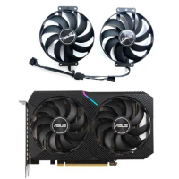2 fans brand new for ASUS GeForce RTX3050 3060 3060ti LHR DUAL MINI OC V2 graphics card replacement fan CF1010U12S
