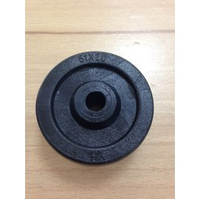 【2英吋】超耐磨尼龍輪 51x20mm(黑) 空輪 單輪 內孔8mm