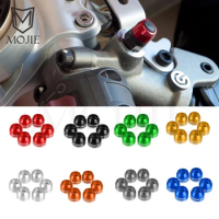 Motorcycle Universal Billet Bleed Valve Cover Kit For Honda CB125R CB1300 CB150R CB190R CB190X CBF190R CBF190X CB250F CB250R