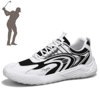 Golf Shoes, Men's Fashionable Jogging Shoes, Men's Fashionable Walking Shoes, Outdoor Fitness, Lightweight Golf