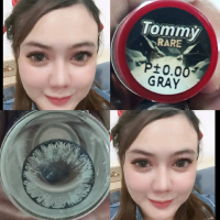 คอนแทคเลนส์ บิ๊กอาย รุ่น Tommy RARE สีเทา/ตาล Gray/Brown มีสายตาปกติ (0.00) เปลี่ยนแทนทุกเดือน