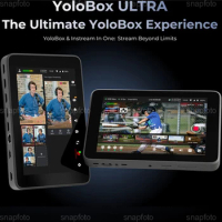 NEW YoloLiv YoloBox Ultra Multi-Camera, Encoder, Switcher, Monitor and Recorder Portable 4K Streaming