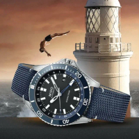 【MIDO 美度】Ocean Star GMT海洋之星200米雙時區腕錶 藍編織帶-加上鍊機＆多豪禮 M6(M026.629.17.051.00)