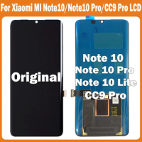 6.47 New Original For Xiaomi Mi Note 10 Lite LCD For Xiaomi Mi note 10 LCD Display Edge Screen +Touch Screen Digitizer Assembly