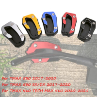 For Yamaha TMAX530 SX DX 2017-2020 TMAX560 TECH MAX 20-21 Motor Kickstand Foot Side Stand Extension Enlarge Pad Support Plate