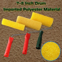7inch 8inch Foam Roller Brush Pattern Paint Rollers for Wall Decroation Wall Art Painting Tools Textured Roller Polyester