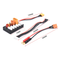 XT30 XT60 XT90 JST T Connector Lipo Battery Charger Board 2-6S Parallel Balance Charging Board for Imax B6 B6AC IDST Q6 Lite