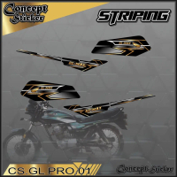 [COD]  Stiker GL striping GL PRO/MAX motor HONDA motor sticker variasi Racing 01