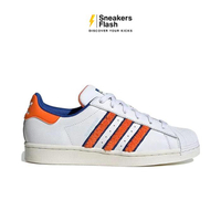 Sepatu Sneakers Wanita ADIDAS SUPERSTAR WHITE ORANGE - IF7610