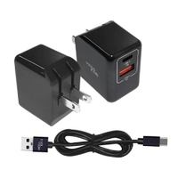 MEGAKING雙輸出快充組18W PD/QC3.0旅充+Type C USB 3.2 Gen 1 高速傳輸充電線【APP下單最高22%點數回饋】