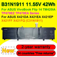 B31N1911 C31N1911 Battery For ASUS VivoBook Flip 14 TM420IA TP470EA TP470EZ M413DA X421DA X421EA X421EP Laptop 42Wh 11.55V