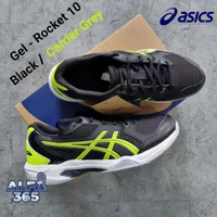 Sepatu Badminton / Voli Asics Gel Rocket 10 black,46