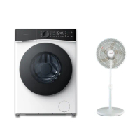 【Roborock 石頭科技】含安裝 衣莉莎白H1 Neo 洗脫烘10KG滾筒洗衣機加贈空氣循環扇