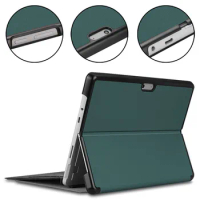 Estuches for Microsoft Surface Pro 8 Case 2021 13inch Tablet PU Leather Pochette Filp Cover for Microsoft Surface Pro 8 Capa+pen