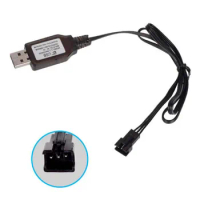 Banggood 6.4V/7.4V 600mA USB SM-3P plug Charger with charge lamp For Plane Car Toy remote control NiMH NiCD RC Battery charger