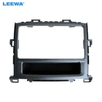 LEEWA Car Stereo Dashboard Panel Fascia Frame Adapter for Toyota Alphard Vellfire Audio Install Face Plate Trim Kit #CA3637