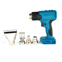 Cordless Heat-Gun Handheld Hot Air-Gun Temperatures Adjustable With 4 Nozzle Electric Heat-Gun For Makita 18V Battery