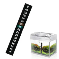 Set Digital Aquarium Fish Tank Fridge Thermometer Sticker Measurement Stickers Temperature Control Tools Wholesale