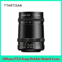 (In Stock)TTArtisan 100mm F2.8 Full Frame Bubble Bokeh Lens Camera Len Compatible with M42 Mount Camera Lens For Canon For Nikon