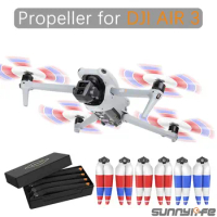 For Dji AIR 3 Propeller Hard and Durable Lightweight 8747F Propellers Storage Foldable Props Blades Accessories