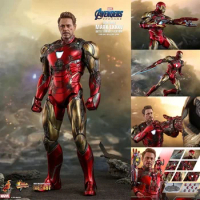 Stock Original Hot Toys The Avengers 4 Iron Man Mk85 Marvel Battle Damaged Edition Joints 32.5CM Ornament Model Collection Gift
