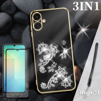เคสโทรศัพท์ Samsung A06, เคสพร้อมตกแต่งเพชรแฟชั่น, ฟิล์มเซรามิก, เชือกโทรศัพท์