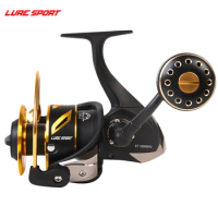 LureSport Alloy Body Spinning Reel Heavy Fishing Reel High Ratio Jigging reel 12BB Saltist ST4000-10000 Max drag power 35kg