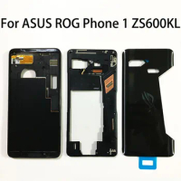 For Asus ROG Phone Rog 1 ZS600KL Z01QD Full Housing Battery Rear Cover Back Case Middle Frame LCD Bezel