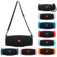 2020 Newest Outdoor Travel Silicone Case Cover Skin With Strap Carabiner for JBL Charge 4 Portable Wireless Bluetooth Speaker