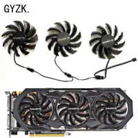 New For GIGABYTE GeForce GV-N970WF3OC-4GD Graphics Card Replacement Fan PLD08010S12H