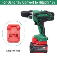 For Ozito 18V Lithium Battery Convert To Hitachi(HiKOKI) Lithium-ion Battery Cordless Portable Power Drill Tools