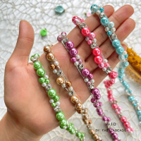 Rangkai Mutiara Jahit A10 / Payet Leher / Payet Pinggang / Payet Dada / Payet Mutiara | Bisa Custom