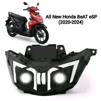 Lampu Depan LED Honda Beat 2020 T-5667 untuk All New Beat 2020-2024 Motor Headlamp ABS Chip LED Berk