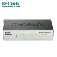 D-Link 友訊 DGS-108 EEE節能8埠10/100/1000Mbps金屬外殼桌上型網路交換器