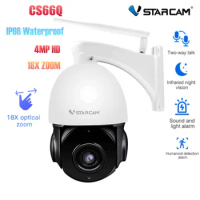 VStarcam CS66Q-18X ZOOM 4MP 1080P FHD Smart PTZ WiFi Outdoor Camera CCTV Security Video Network Surveillance Security IP Camera