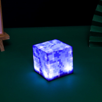 Discount  Minecraft Torch Night Light Peripheral Torch Potion Bottle Four-Color Atmosphere Night Lig