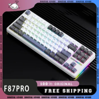 Pre-Sale Aula F87Pro Mechanical Keyboard 3 Mode 2.4G/USB/Bluetooth Wireless Keyboard Hotswap RGB 87 Key PBT Gaming Keyboard Gift