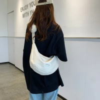 Women Nylon Crossbody Bag Sling Bags Casual Dumpling Bag Simple Shoulder Bag