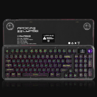 PIIFOX Mechanical Keyboard Piifox Mechanical Wireless Three-Model Bluetooth Office Game Mute Tablet 